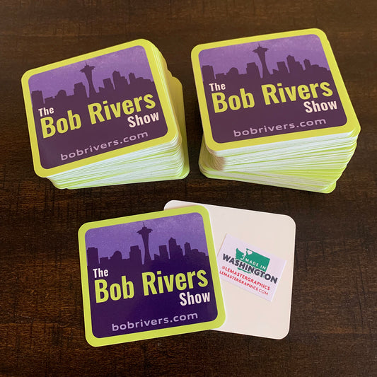The Bob Rivers Show - Weatherproof Sticker